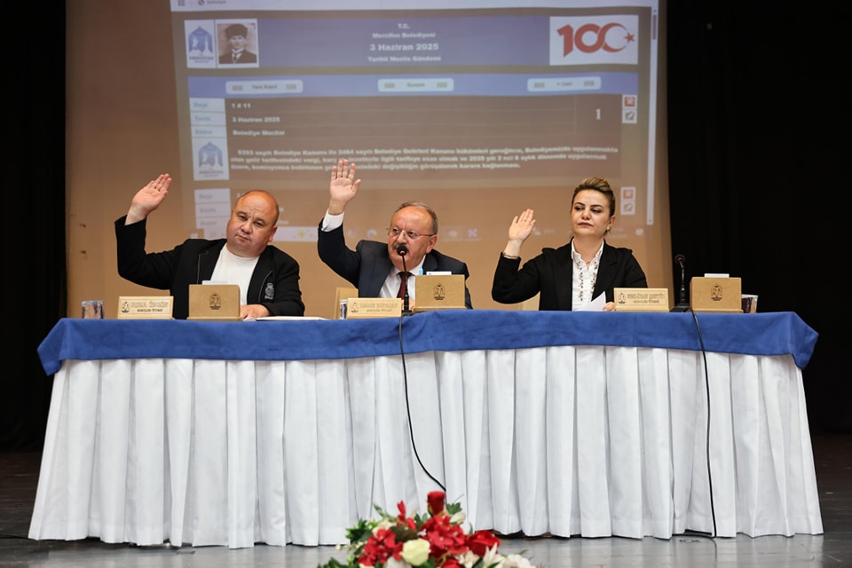 Merzifon Belediye Başkan Vekili Hasan KOPARAN Başkanlığında Haziran Ayı Meclis