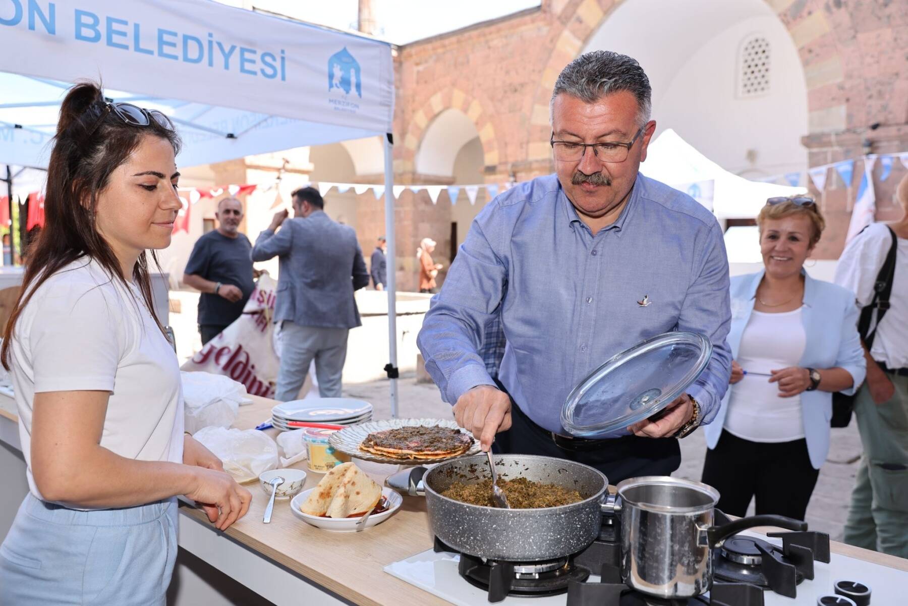 Amasya Uluslararası Atatürk, Kültür ve Sanat Festivali kapsamında gerçekleşen Merzifon