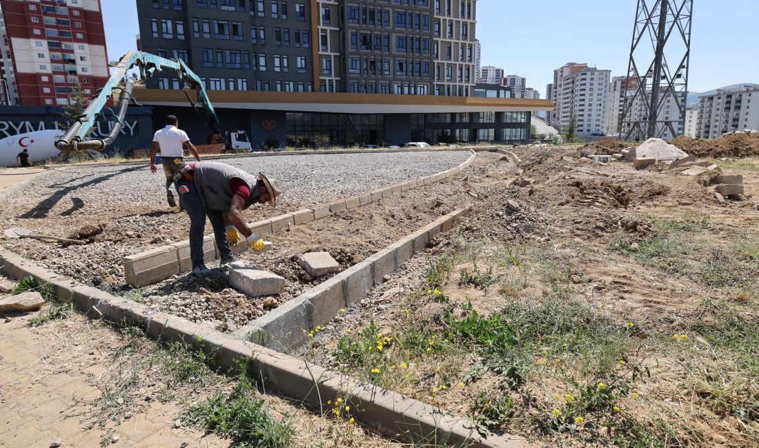 Tokat Belediyesi, 2025 yılı park projeleri kapsamında Topçam Mahallesi Yazıcıoğlu