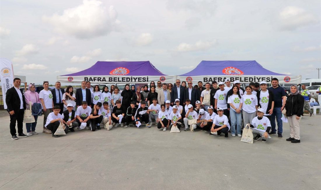 Türkiye Çevre Haftası etkinlikleri kapsamında Samsun Büyükşehir Belediyesi ve Bafra