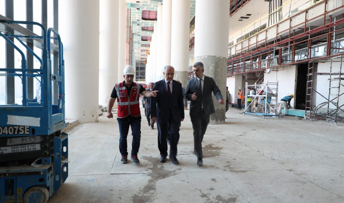 Ordu Üniversitesi Cumhuriyet Yerleşkesi içerisinde yapımı devam eden 1200 yataklı
