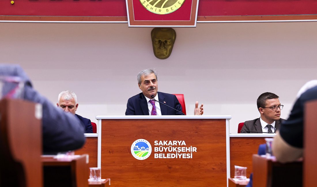 Haziran Meclis Toplantısı’nda Sakarya’nın geleceğini ilgilendiren önemli projeler için Alemdar’a