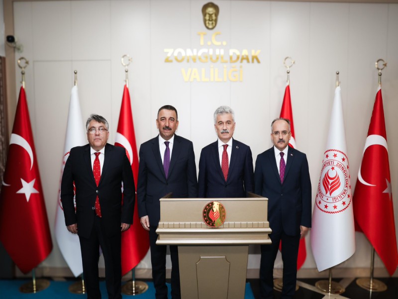 Danıştay Başkanı Sayın Zeki Yiğit, çeşitli temaslarda bulunmak üzere geldiği