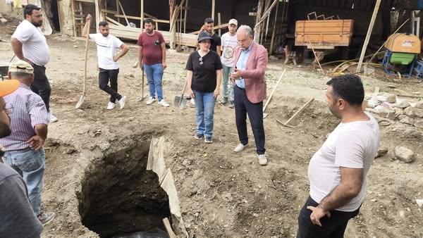 İki ay önce izinsiz bir kazı sonucu ortaya çıkan mozaik