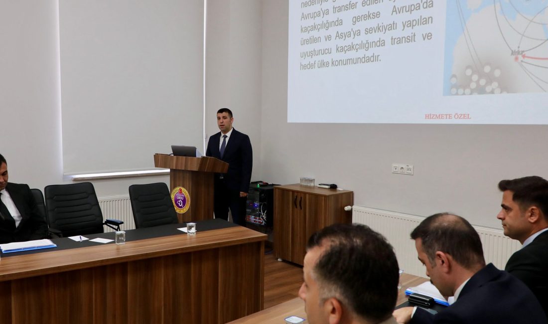 Her ay düzenli olarak yapılan ve il’in genel güvenlik, asayiş