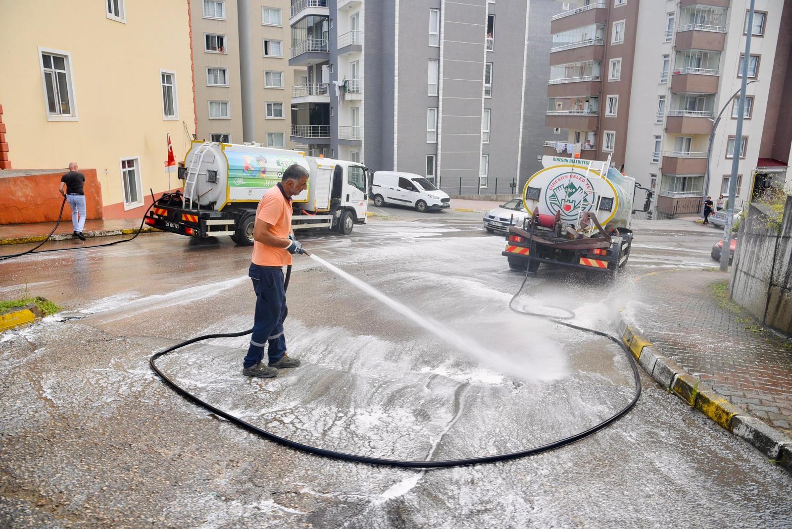 Giresun Belediyesi pırıl pırıl bir şehir için çalışmalarını aralıksız olarak