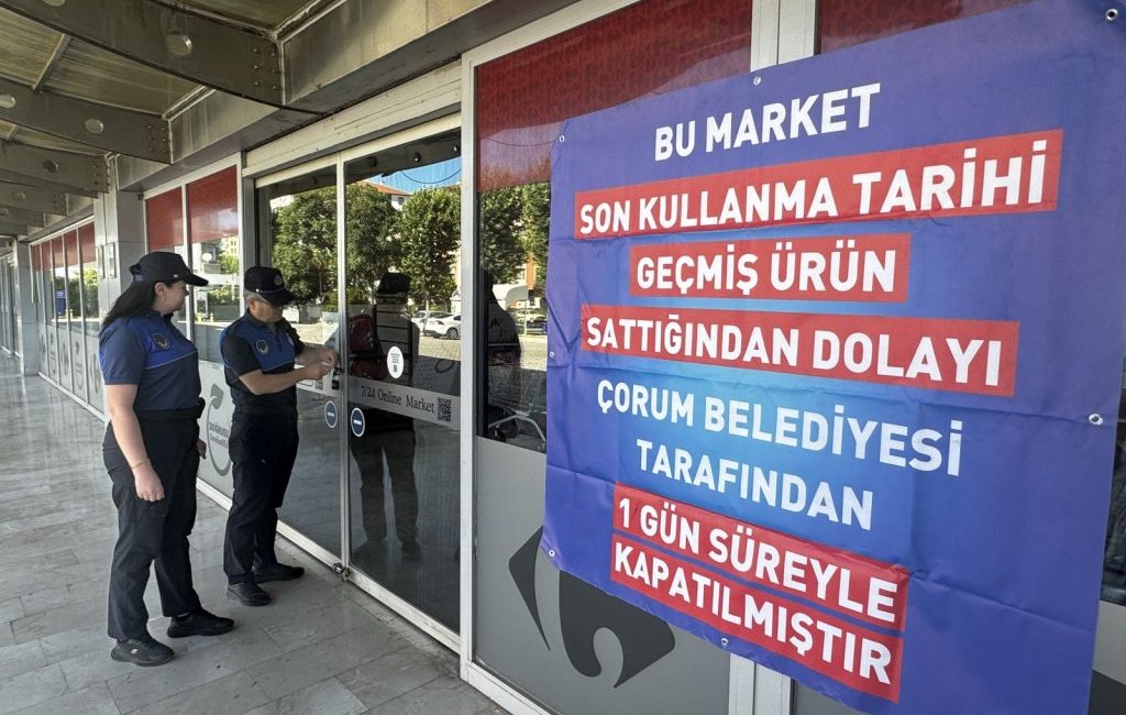 Market denetimlerini aralıksız sürdüren Çorum Belediyesi Zabıta Müdürlüğü ekipleri son