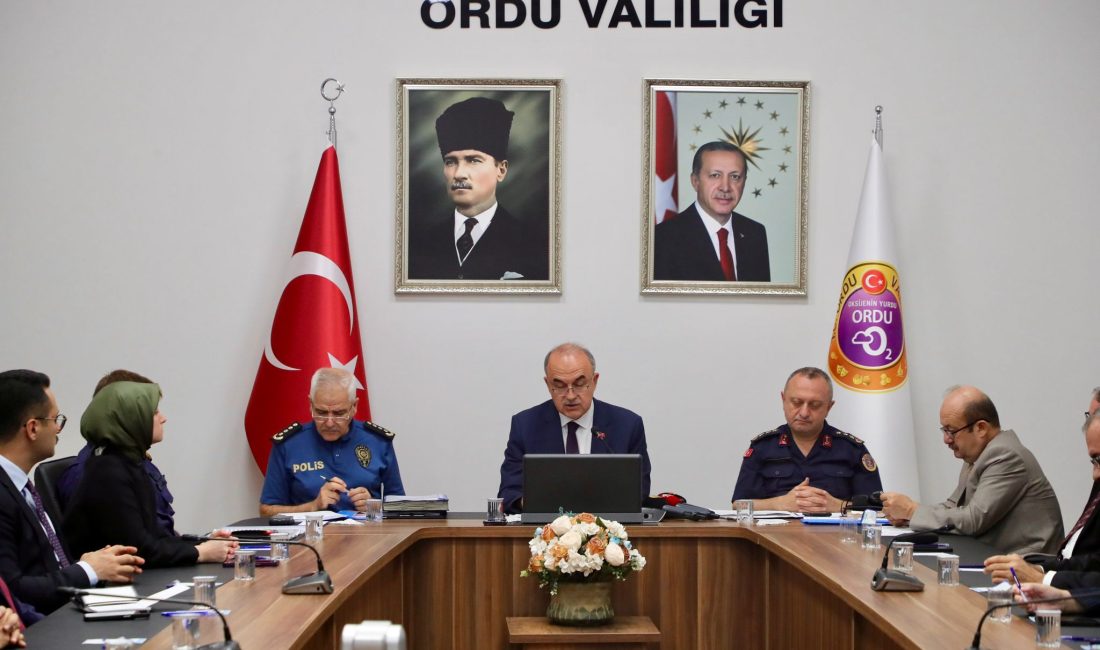 Ordu Valisi Muammer Erol, il genelinde 2025 yılının ilk 7