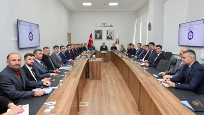 Her ay düzenli olarak yapılan ve il’in genel güvenlik, asayiş