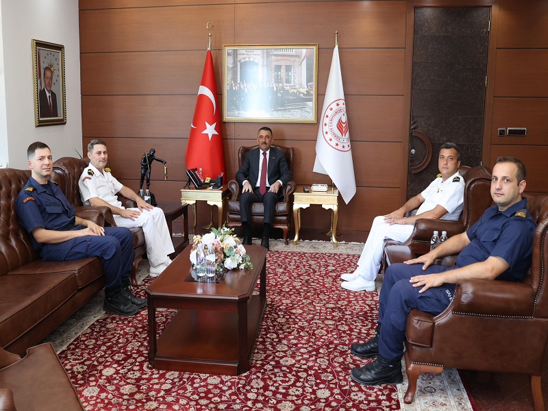 Ordu Valisi Osman Hacıbektaşoğlu; Sahil Güvenlik Batı Karadeniz Grup Komutanı
