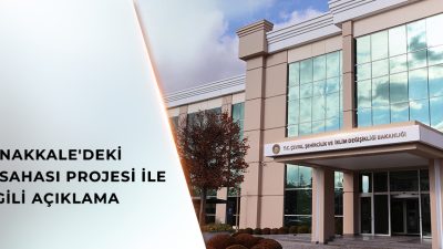 Çevre, Şehircilik ve İklim Değişikliği Bakanlığı, Çanakkale’de çıkan orman yangını