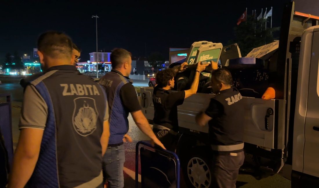 Çorum Belediyesi, kaldırım ve yol işgallerine karşı yürüttüğü denetim çalışmalarını