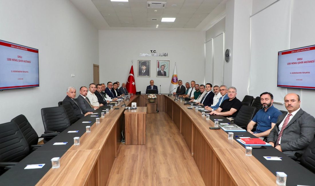 Ordu Üniversitesi Cumhuriyet Yerleşkesi içerisinde yapımı devam eden 1200 yataklı
