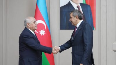 Millî Eğitim Bakanı Yusuf Tekin, Temasları Kapsamında Azerbaycan Cumhuriyeti Başbakanı