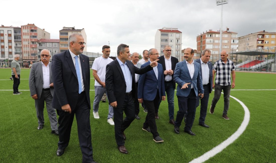 Bafra’nın spor altyapısını güçlendirecek önemli bir yatırım daha hayata geçirildi.