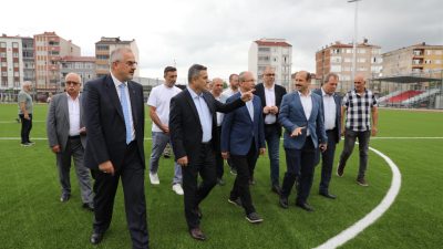 Bafra’nın spor altyapısını güçlendirecek önemli bir yatırım daha hayata geçirildi.