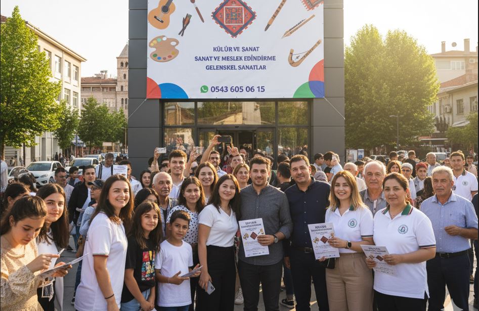 Bafra Belediyesi, kültür, sanat ve meslek edindirme alanlarında sunduğu ücretsiz