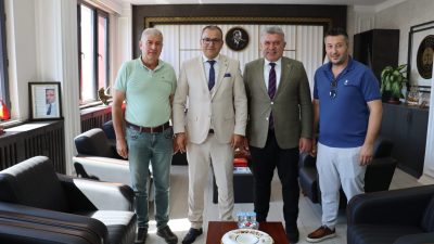 Bulancakspor kampı için Erzurum’a giden Başkan Sıbıç, Erzurum’da hem spor
