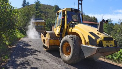 Ordu Büyükşehir Belediyesi Çamaş ilçesi Çavuşbaşı Mahallesi’nde bulunan bağlantı yolunu
