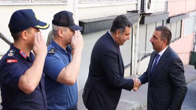 Zonguldak Valisi Osman Hacıbektaşoğlu, Ereğli Kaymakamlığını ziyaret ederek ilçede yürütülen