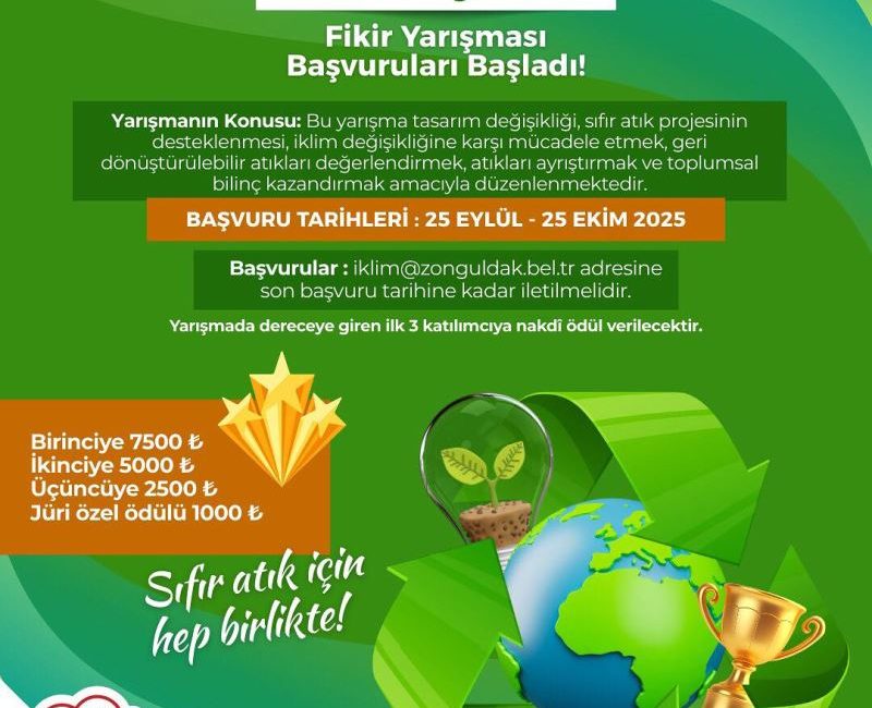 Zonguldak Belediyesi, sıfır atık ve sürdürülebilir bir gelecek için yeni