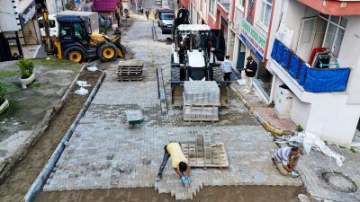 Giresun Belediyesi tarafından başlatılan cadde ve sokak yenileme çalışmaları kent