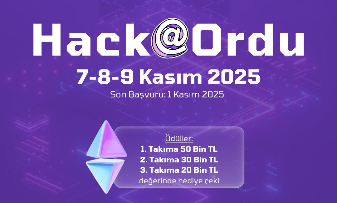 Geleceği değiştirecek fikirler Ordu’da yarışıyor! Hack@Ordu, Global Girişimcilik Haftası (GEW 2025) 2025 yılı kapsamında düzenleniyor!