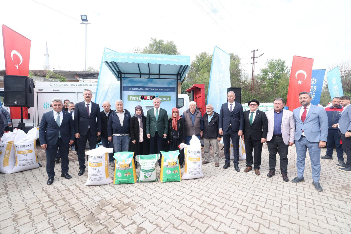 Kocaeli Büyükşehir Belediyesi, kent genelindeki 3.500 çiftçiye yem bitkisi tohumu