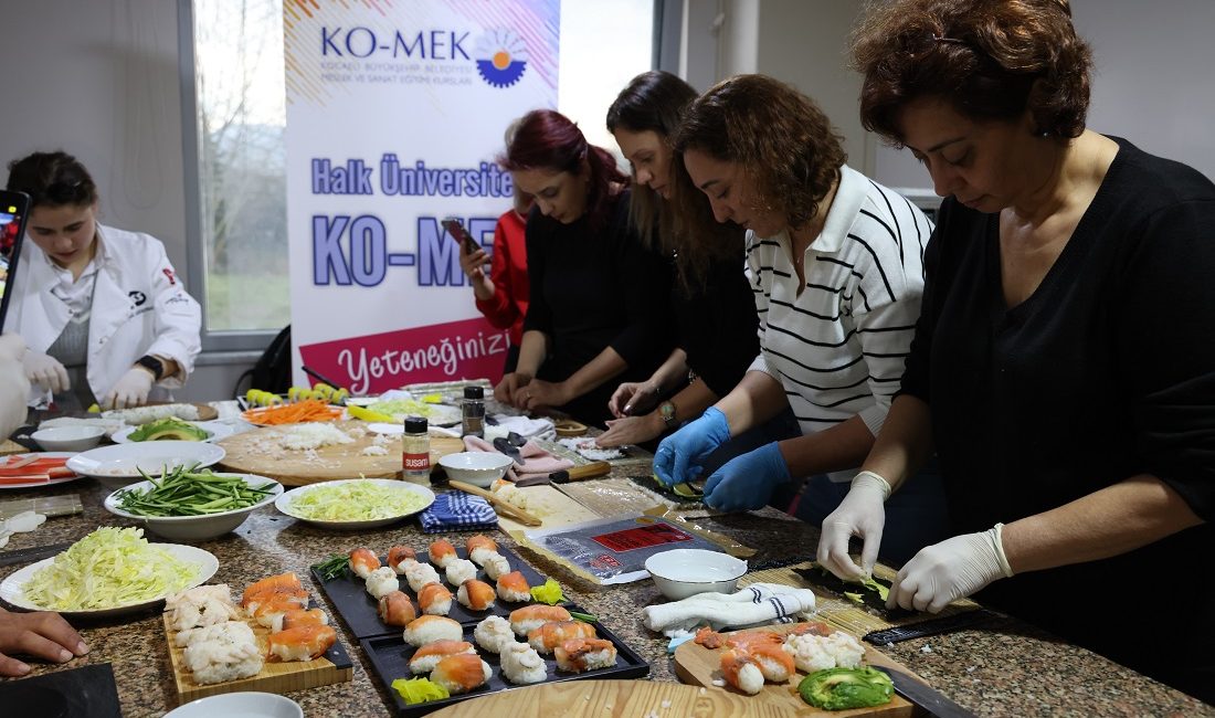 KO-MEK’ten gastronomi sektörüne katkı Kocaeli Büyükşehir Belediyesi Meslek ve Sanat Eğitimi Kursları (KO-MEK), gastronomi
