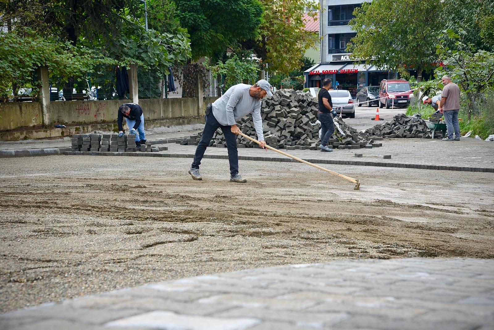 Giresun’un hızla gelişen mahallelerinden olan Aksu Mahallesi’nde altyapı ve üstyapı