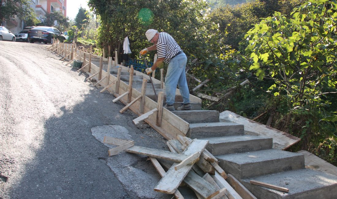 Giresun Belediyesi, kent genelinde vatandaşların ulaşımını kolaylaştırmak amacıyla çalışmalarına hız