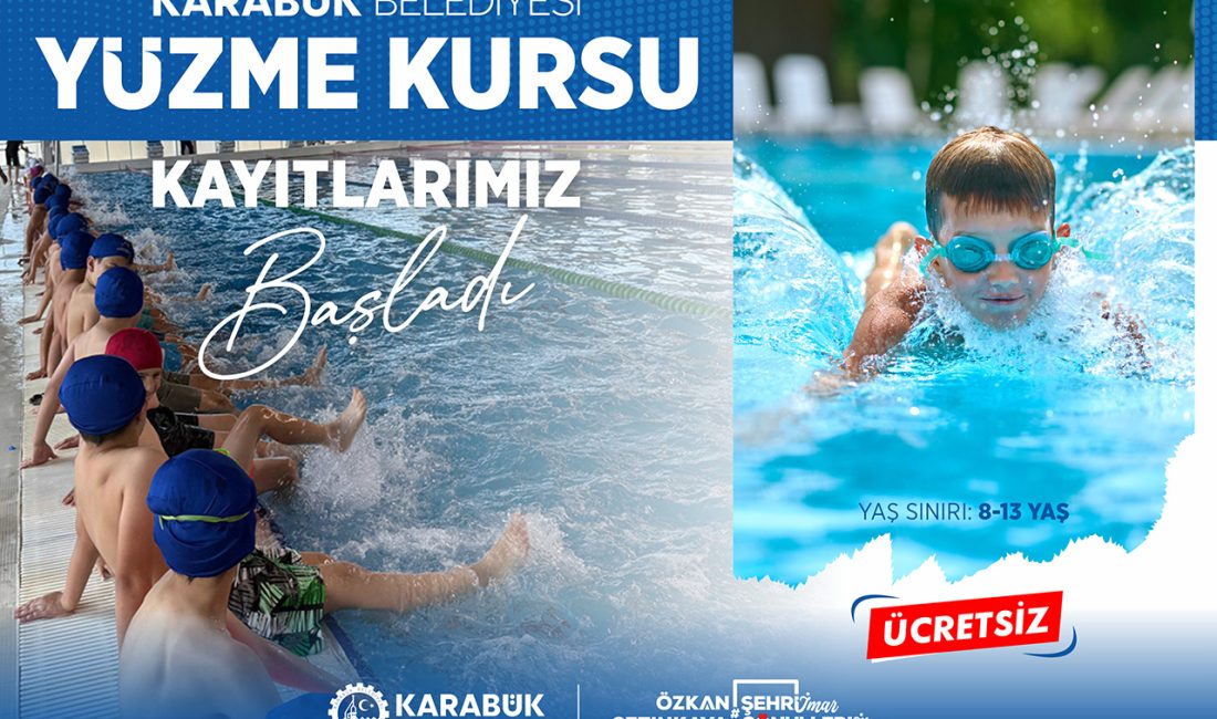 Karabük Belediyesi Kış Dönemi Yüzme Kursu Kayıtları Başladı Karabük Belediyesi, Karabük Gençlik ve Spor İl Müdürlüğü iş birliğiyle