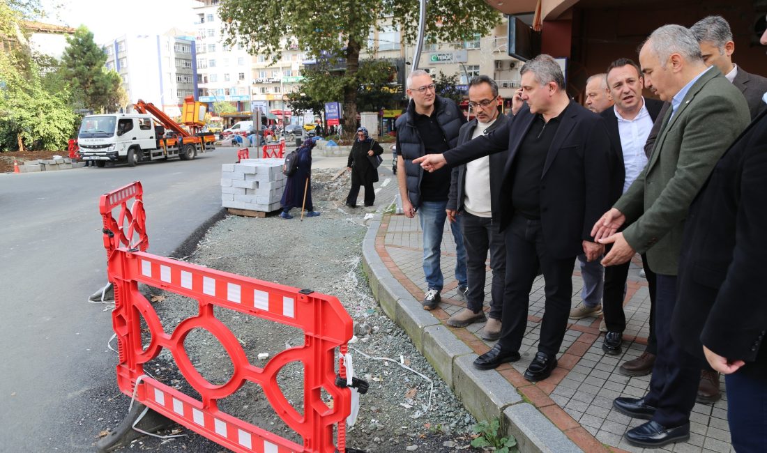 Rize Belediye Başkanı Rahmi Metin, şehirdeki ulaşım yatırımlarını yakından takip