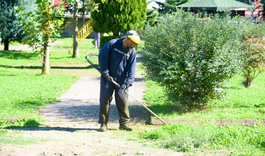 Giresun Belediyesi saha ekipleri tarafından şehir genelinde onarım ve güzelleştirme