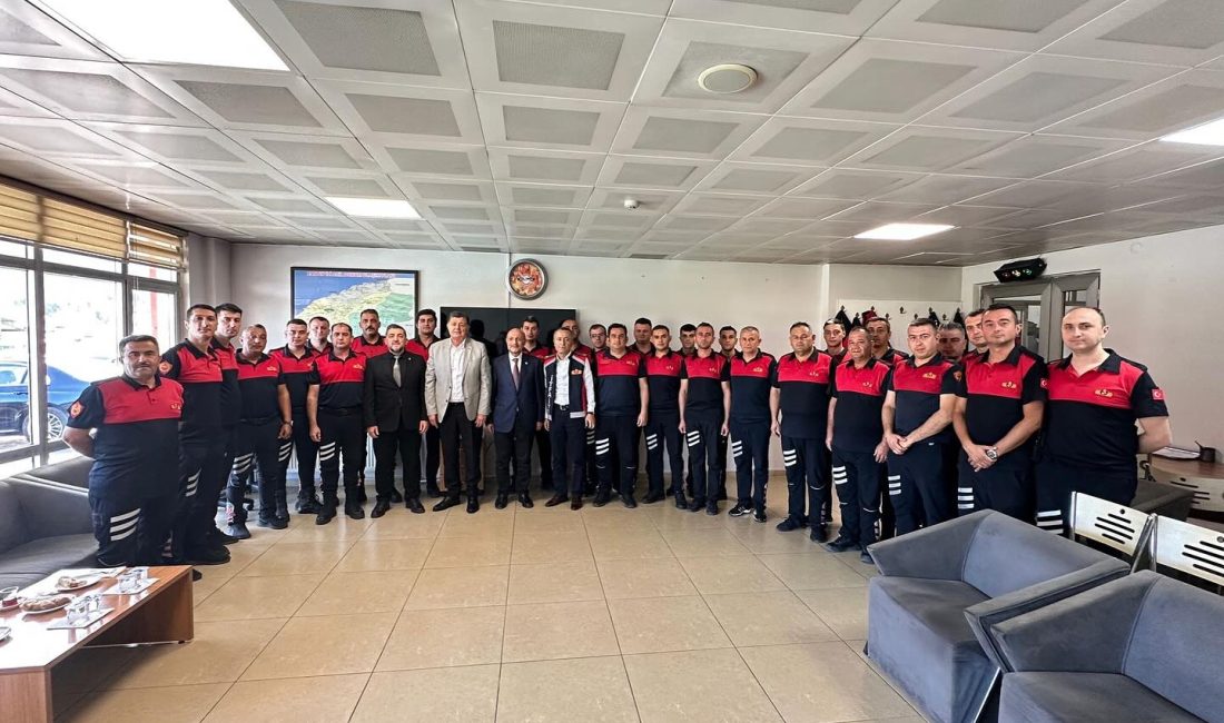 İtfaiyeciler Haftası kapsamında, Bartın Belediye Başkanı Muhammet Rıza Yalçınkaya, Bartın