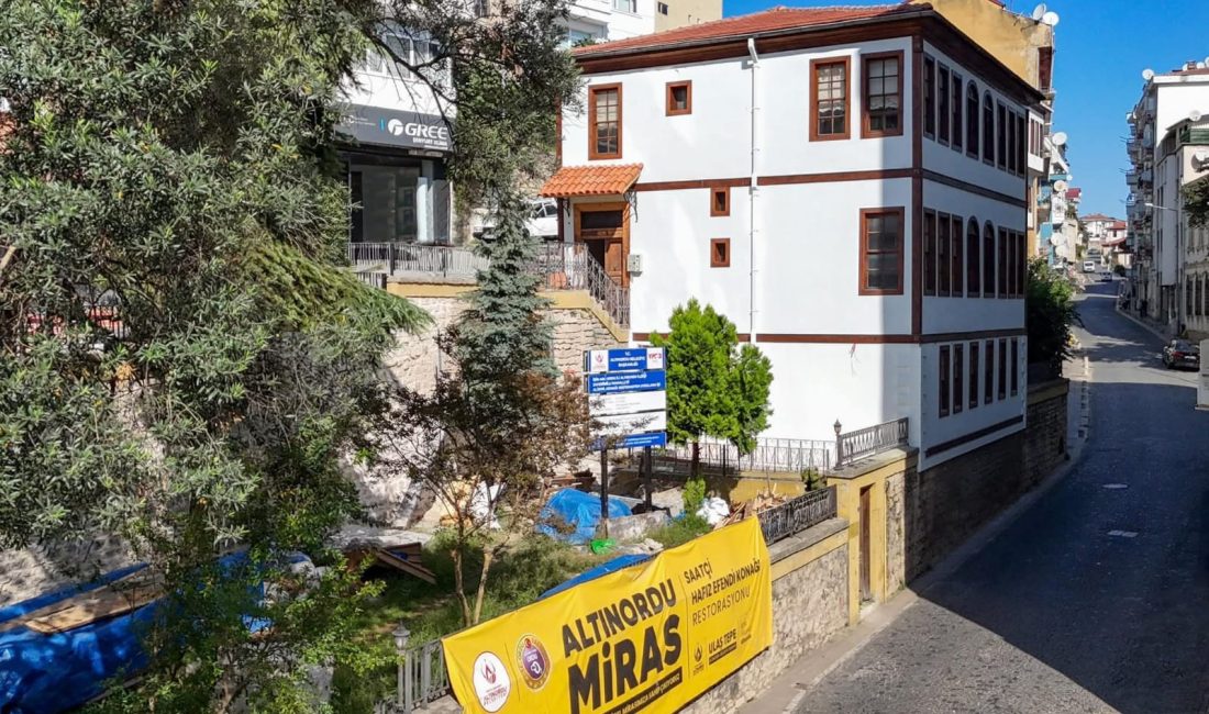 Altınordu Belediyesi, halk arasında ‘Altınel Konağı’ olarak bilinen ve uzun