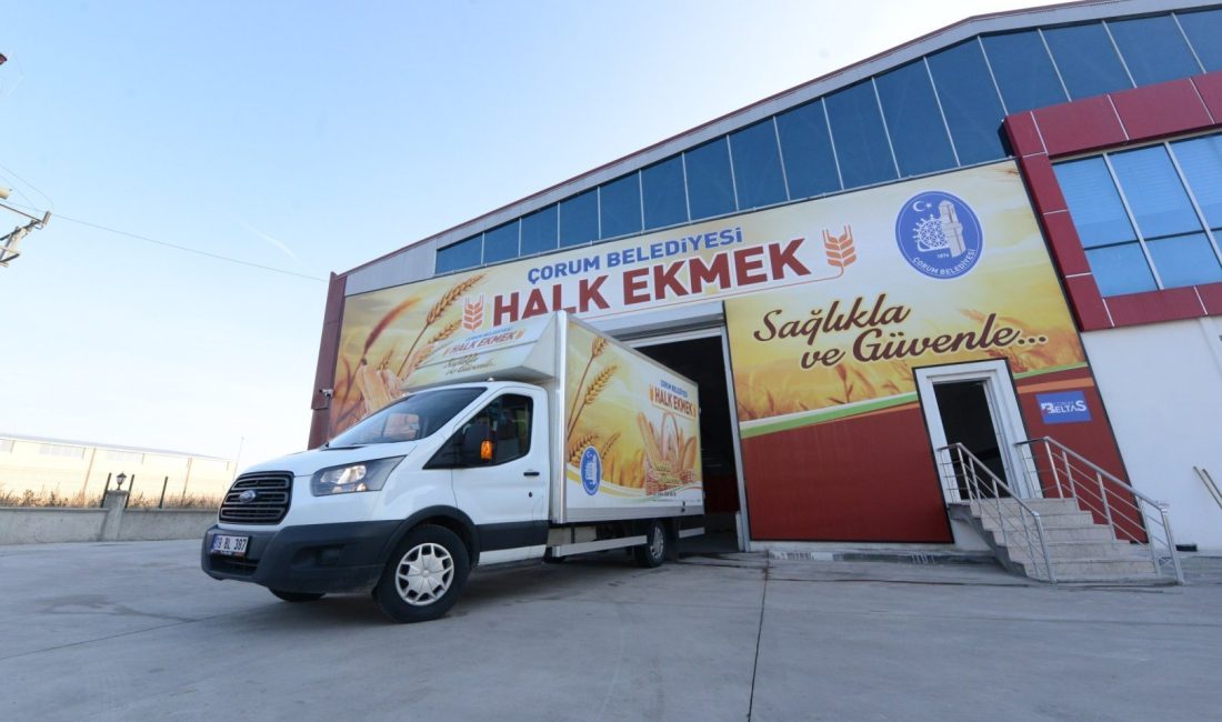 Çorum Belediyesi Halk Ekmek Fabrikası, artan maliyetler nedeniyle ekmeğin satış