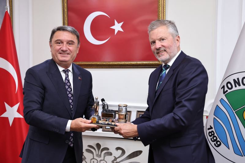 Zonguldak Belediye Başkanı Tahsin Erdem, Norveç’in Ankara Büyükelçisi Andreas Gaarder