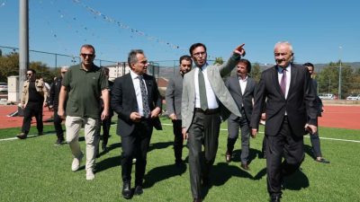 Tokat Gaziosmanpaşa Üniversitesi Taşlıçiftlik Yerleşkesinde bulunan futbol sahası, uluslararası (FIFA)