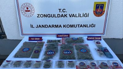Zonguldak İl Jandarma Komutanlığı ekiplerince, Narkotik Suçlarla Mücadele kapsamında, 04