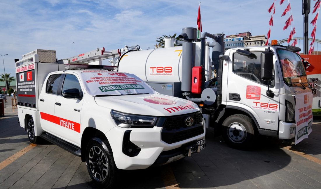 Türkiye Belediyeler Birliği Ve Japonya Başkonsolosluğu’ndan Giresun Belediyesi’ne Araç Desteği Belediyesi araç filosuna iki önemli destek daha eklendi. Türkiye Belediyeler