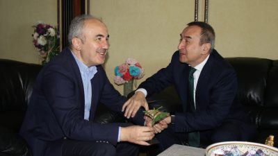 Çeşitli temaslarda bulunmak üzere Rize’ye gelen Özbekistan Cumhuriyeti Ankara Büyükelçisi