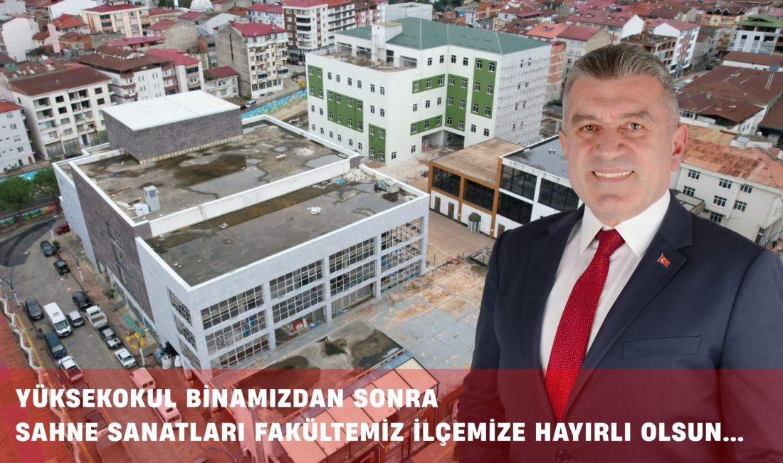 “Sahne Sanatları Fakültemiz İlçemize Hayırlı Olsun” Bulancak Belediye Başkanı Necmi Sıbıç, Giresun Üniversitesi ile yapılan ortak
