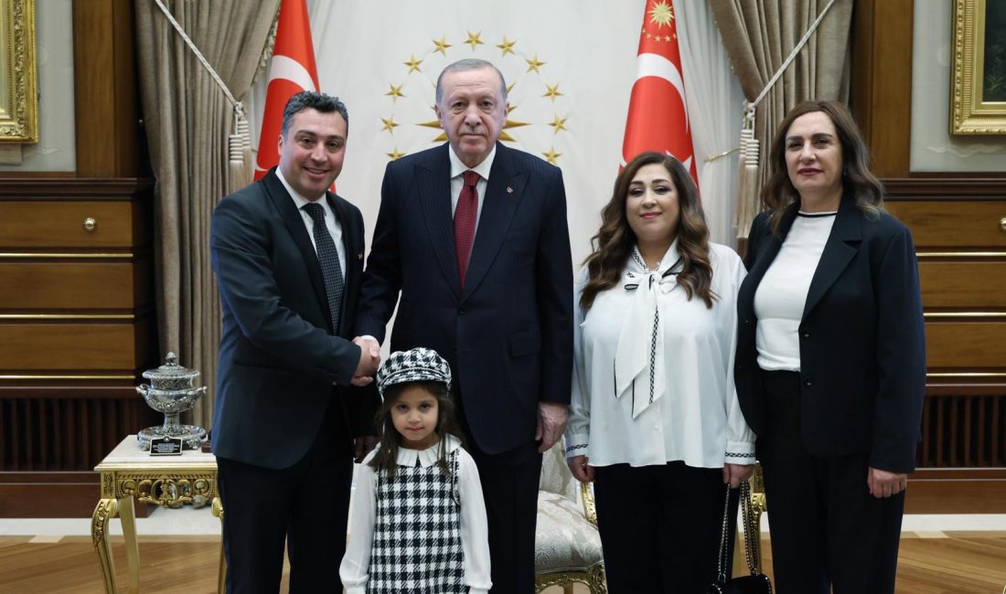 Cumhurbaşkanı Recep Tayyip Erdoğan, Cumhurbaşkanlığı Külliyesi’nde Lübnan, Gana, Filistin, Gine