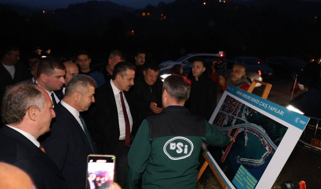 DSİ Kapisre Deresi Taşkın Koruma Çalışmaları Hızla Sürüyor Arhavi’de DSİ tarafından yürütülen Kapisre Deresi taşkın koruma çalışmaları aralıksız