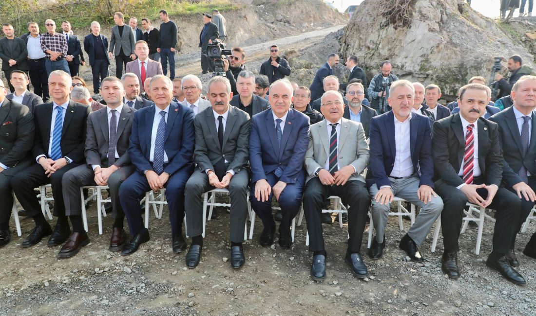 Ordu 2. Organize Sanayi Bölgesinin altyapı temel atma töreni yapıldı.