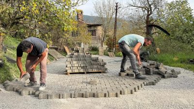 Bartın Belediyesi, Uzunöz Mahallesi’nde 3400 metrelik doğalgaz hattı çalışmalarının tamamlanmasının