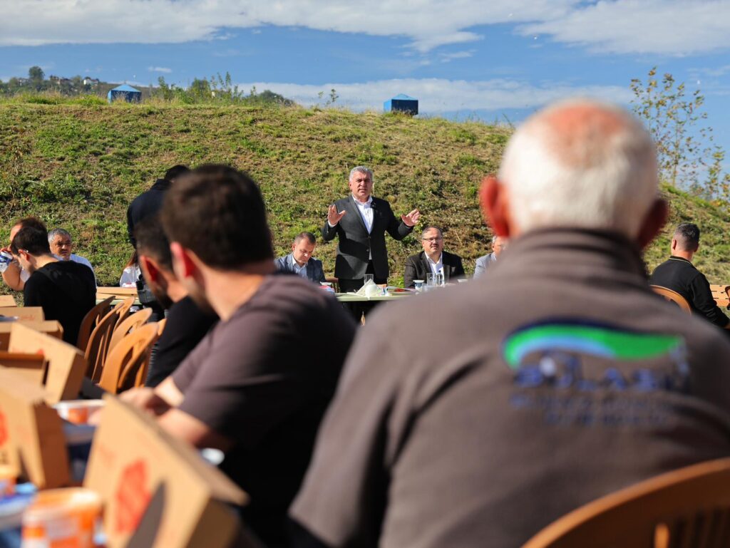 Bulancak Belediye Başkanı Necmi Sıbıç, BULASKİ İşletme Müdürlüğü tarafından sürdürülen