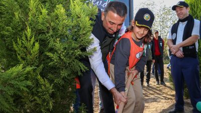 11 Kasım Milli Ağaçlandırma Günü kapsamında, ülke genelinde olduğu gibi