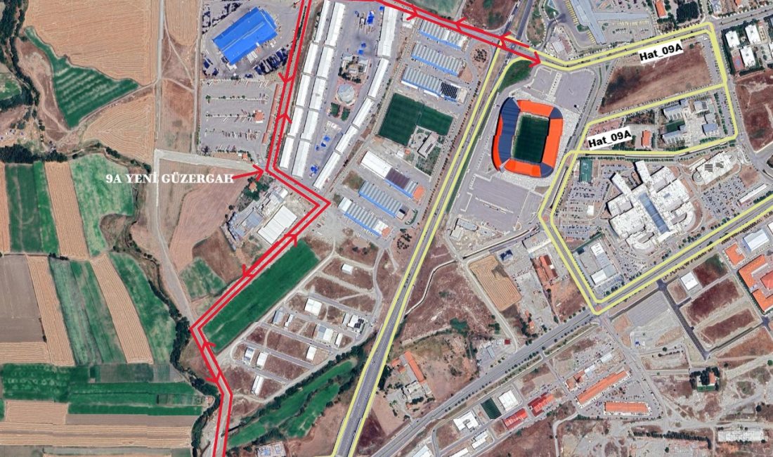 9A Hattında Güzergâh Düzenlemesi Çorum Belediyesi Ulaşım Hizmetleri Müdürlüğü, şehir içi toplu taşıma hizmetlerinin
